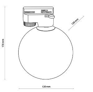 Corp de iluminat directionat LED Fumagalli DISMA/GLOBE250