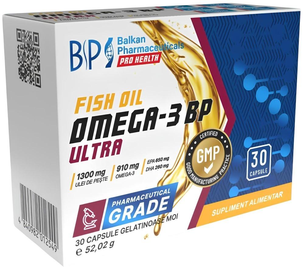 Acizi grasi Balkan Pharmaceuticals OMEGA-3 BP ULTRA 30capsule