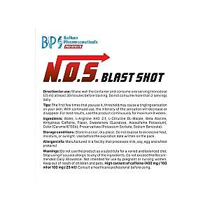 PRE-Workout Balkan Pharmaceuticals N.O.S. BLAST SHOT lichid 20buc