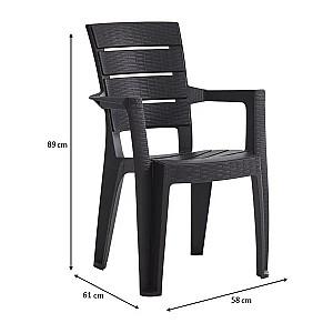 Scaun terasa Heniver Ayder Anthracite