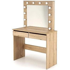 Masa de machiaj Halmar Hollywood (Artisan Oak)