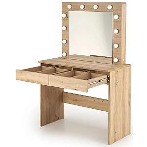 Masa de machiaj Halmar Hollywood (Artisan Oak)