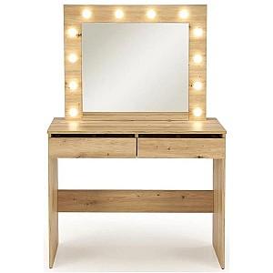 Masa de machiaj Halmar Hollywood (Artisan Oak)