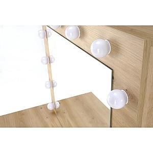 Masa de machiaj Halmar Hollywood (Artisan Oak)
