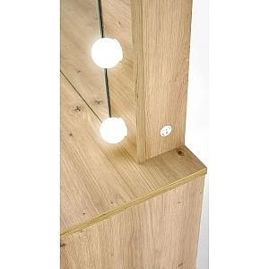 Masa de machiaj Halmar Hollywood (Artisan Oak)