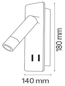 Aplica Horoz CUNDA 13 W IP20 4200 K 220 - 240 V