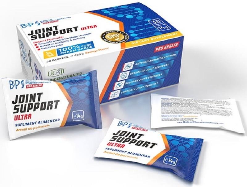 Protectie articulatii Balkan Pharmaceuticals JOINT SUPPORT ULTRA 30plicuri