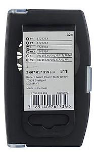 Set de biti Bosch 32 buc. PH, PZ, SL, TX, TT, HEX 1/4" 25 mm