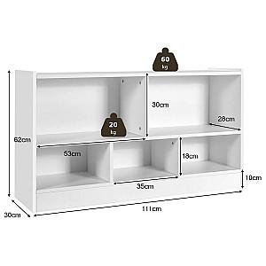 Etajera Costway CB10297WH (White)