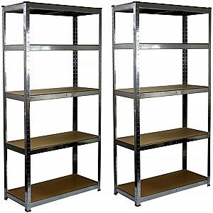 Rafturi pentru depozitare GardenLine GWI0885 (Silver/Brown)