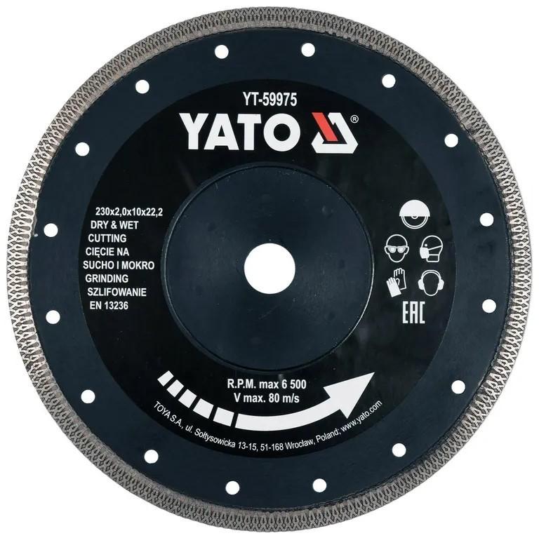 Disc de taiere Yato 230 * 22.2 mm