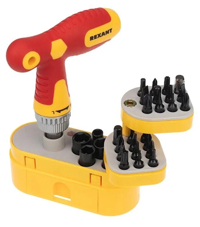 Set de scule Rexant PH, PZ, SL, T, Hex, TW 33 buc.