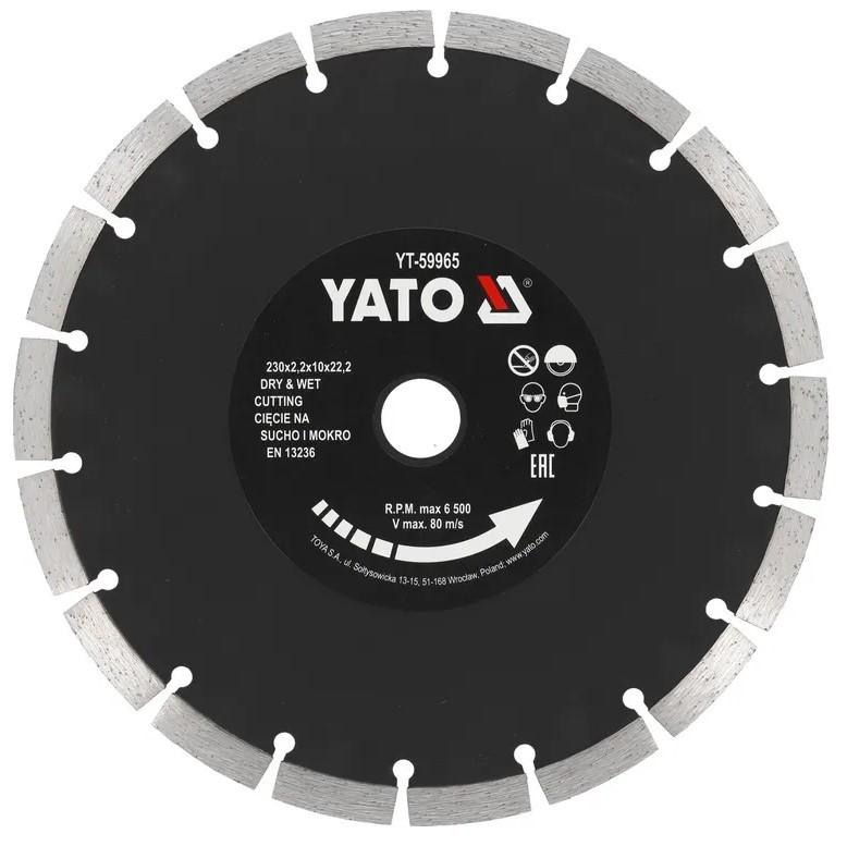 Disc de taiere Yato 230 * 22.2 mm
