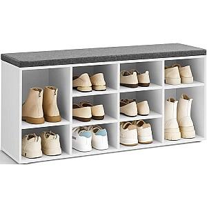Dulap pentru incaltaminte Vasagle LHS10WT (Cloud White/Dove Grey)