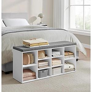 Dulap pentru incaltaminte Vasagle LHS10WT (Cloud White/Dove Grey)