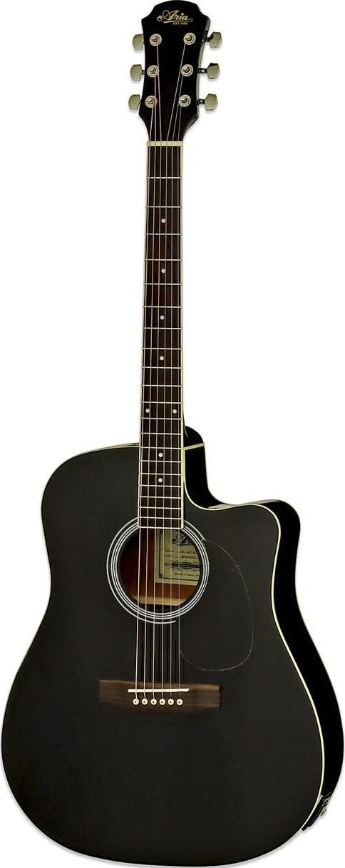 Chitara electro-acustica Aria AWN-15CE BK