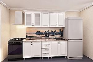 Set mobila bucatarie PS Lena 1.6 m (MDF pelicula) Stejar Polar