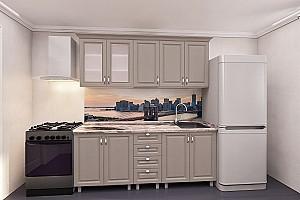 Set mobila bucatarie PS Lena 1.6 m (MDF pelicula) Stejar Concordia