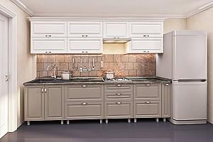 Set mobila bucatarie PS Kvadro 3 m (MDF pelicula) Stejar Polar / Stejar Concordia
