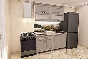 Set mobila bucatarie PS Mini Modern 1.2 m (MDF pelicula) Stejar Concordia