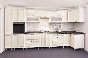 Set mobila bucatarie PS Eco 4.1x0.9 m (MDF pelicula) Alabastru