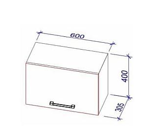 Set mobila bucatarie PS Corner 3.4x1.7 m (MDF pelicula) Stejar Polar
