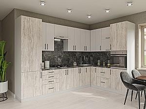 Set mobila bucatarie Confort-NV Modest 3.2x2 m Alb Unicolor/Artwood Deschis(Bej)