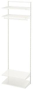 Etajera IKEA Boaxel 1 sectiune/2 polite pentru incaltaminte 62x40x201 Alb