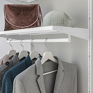 Etajera IKEA Boaxel 1 sectiune/2 polite pentru incaltaminte 62x40x201 Alb