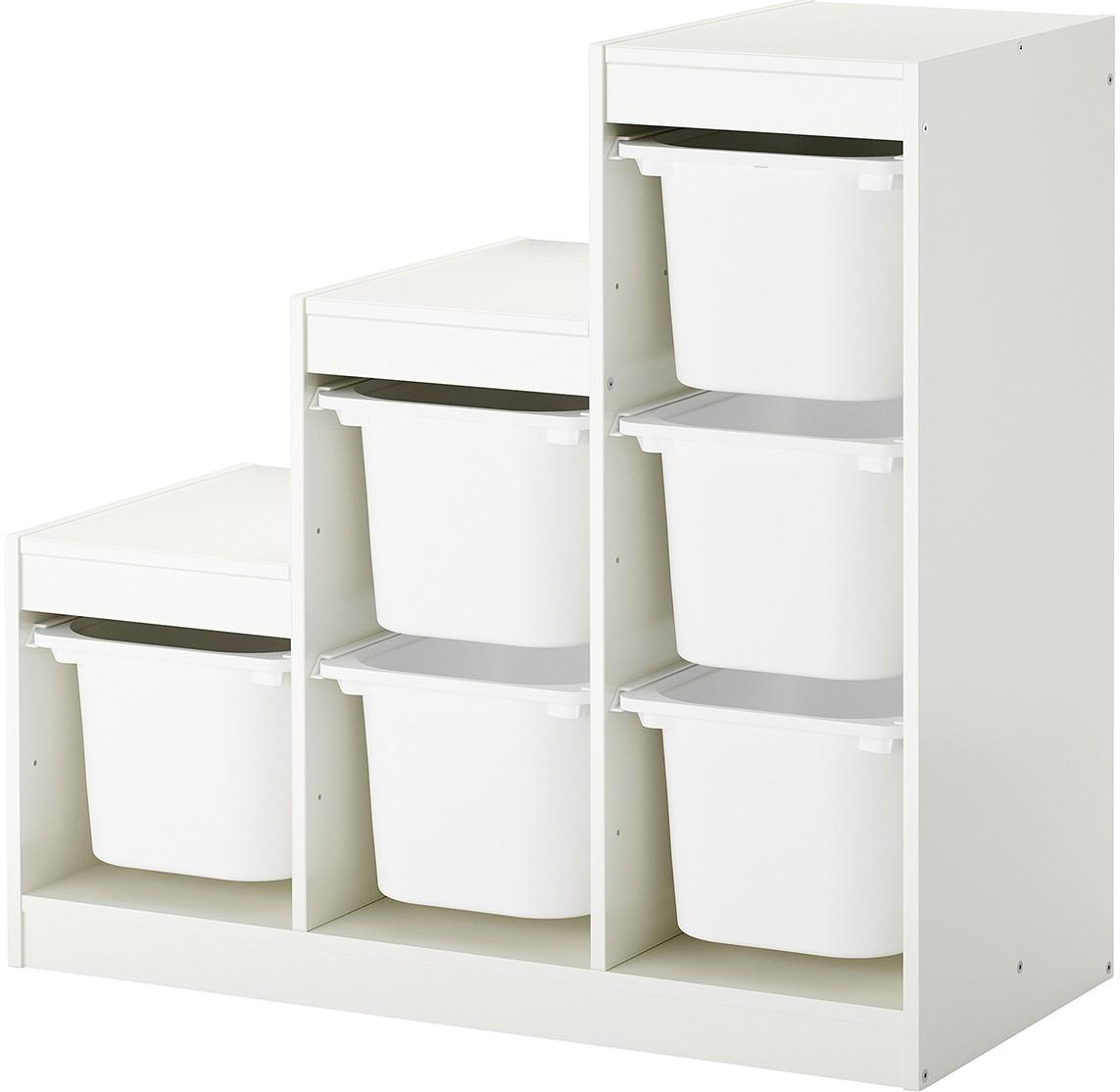 Comoda copii IKEA Trofast 99x44x94 Alb