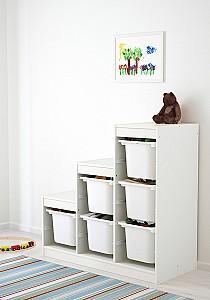 Comoda copii IKEA Trofast 99x44x94 Alb