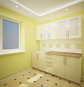 Set mobila bucatarie PS Lena 1.6 m Cream/White