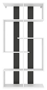 Etajera Fabrik Home Nr.3 Frasin Alb/Bazalt(Gri)