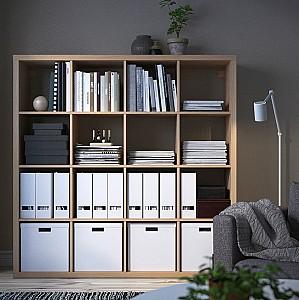 Etajera IKEA Kallax antique oak 147x147 cm