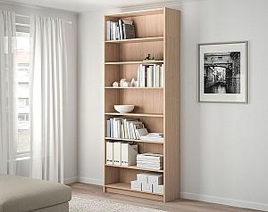 Etajera IKEA Billy oak veneer 80x28x237 cm