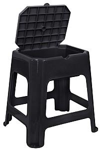 Taburet Bisk ECO negru