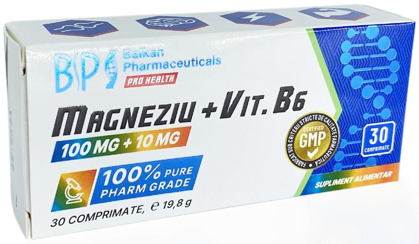 Vitamine Balkan Pharmaceuticals MAGNEZIUM + VITAMIN B6 30tablete