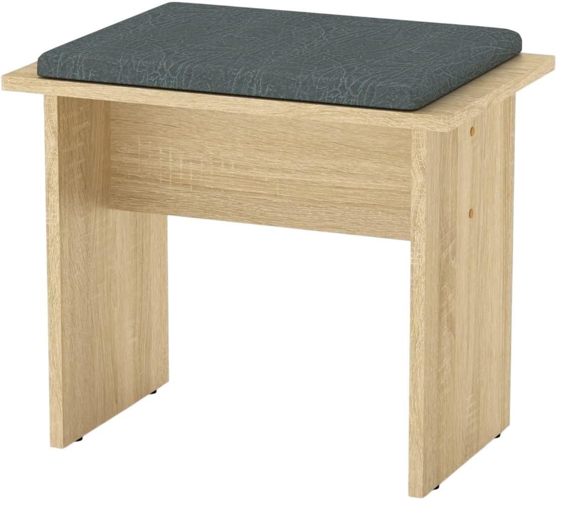 Taburet KompaniT T-7 Stejar sonoma/Grey