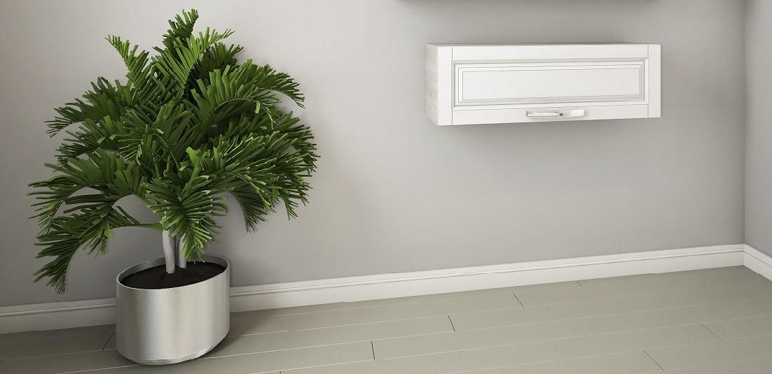 Raft de perete PS MХ-90 (frezare) corton/alb