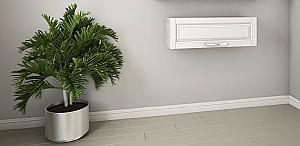 Raft de perete PS MХ-90 (frezare) corton/alb