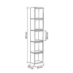 Etajera DECO Multi Light Mocha/Anthracite