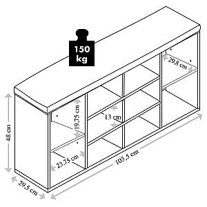 Raft pentru incaltaminte Kesper PAL15931