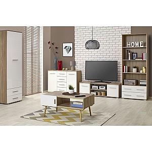 Etajera Halmar Lima REG3 Sonoma/White