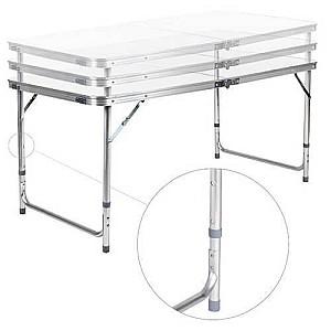Masa pliabila Ekspand Set camping masa reglabila si 4 scaune 120x60 cm