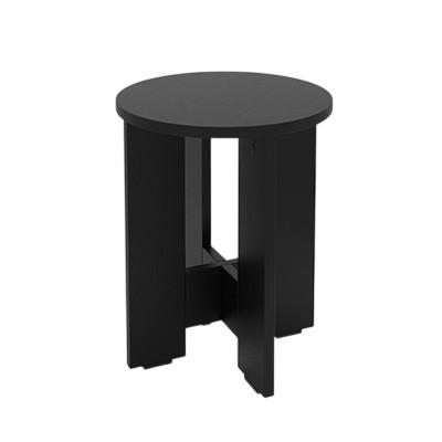 Taburet Fabrik Home Oval Frasin Negru