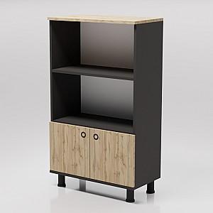 Etajera Smartex Mini Black/Dark Oak