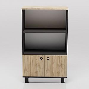 Etajera Smartex Mini Black/Dark Oak