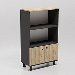 Etajera Smartex Mini Black/Dark Oak