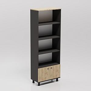 Etajera Smartex Maxi Black/Dark Oak