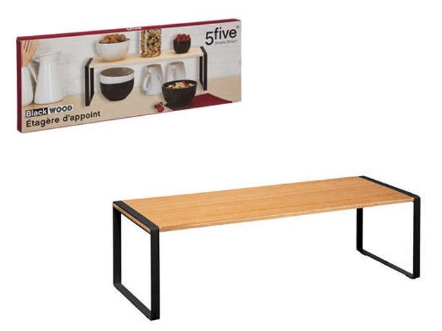 Suport Five lemn/metal 50.5X18X15cm